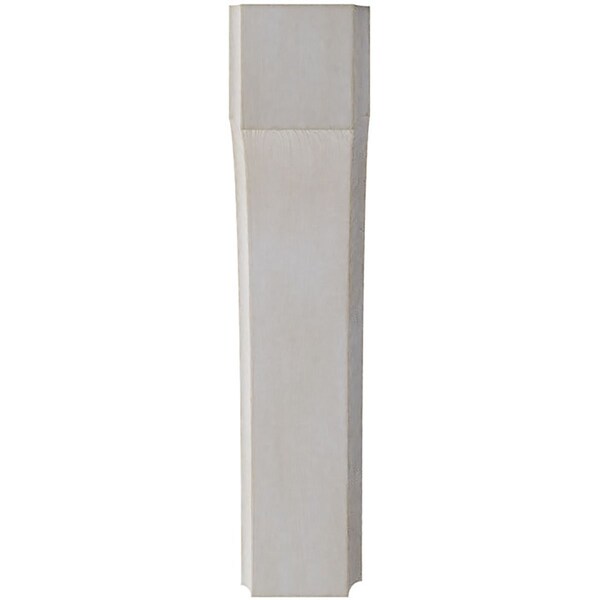 Ekena Millwork 1 3/4"W x 6"D x 8"H Clarksville Wood Vintage Decor Bracket, Chalk Dust White - BKTWD02X06X08CVWH