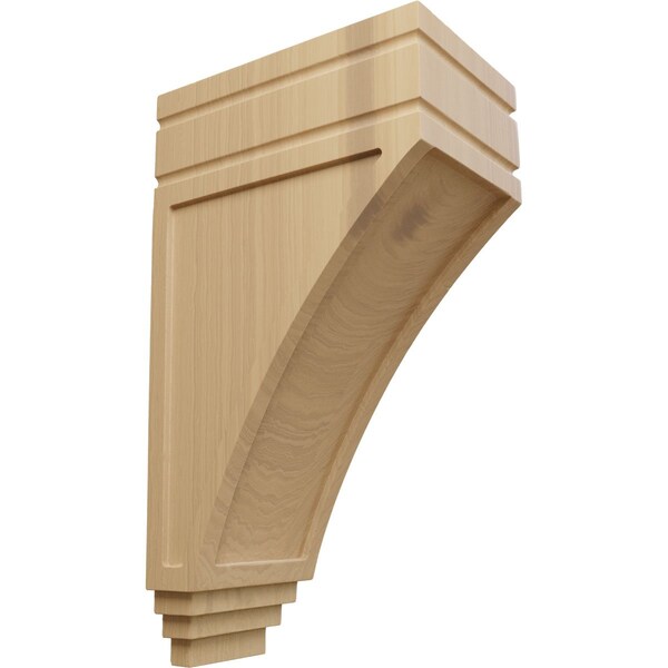 Ekena Millwork 5"W x 7 3/4"D x 14"H Large San Juan Wood Corbel, Cherry - CORW05X07X14SJCH