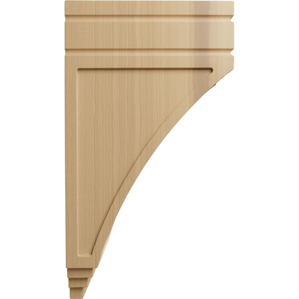 Ekena Millwork 5"W x 7 3/4"D x 14"H Large San Juan Wood Corbel, Cherry - CORW05X07X14SJCH