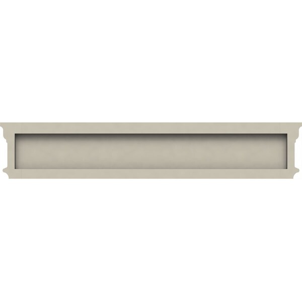 Ekena Millwork 37" Bottom Width x 38 1/2" Top Width x 4 5/8"H x 1 1/8"P Holmdel Crosshead - CRH05X37HO