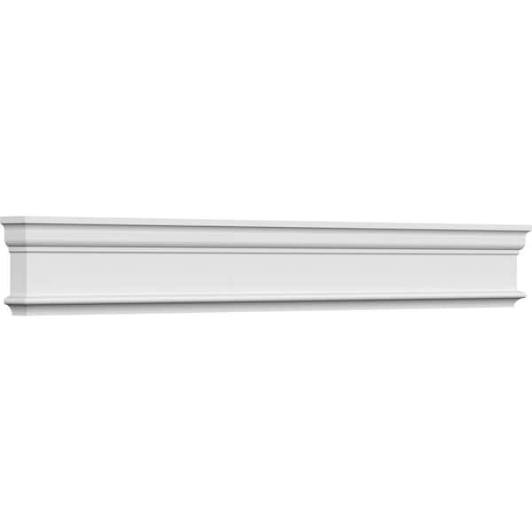 Ekena Millwork 37" Bottom Width x 38 1/2" Top Width x 4 5/8"H x 1 1/8"P Holmdel Crosshead - CRH05X37HO