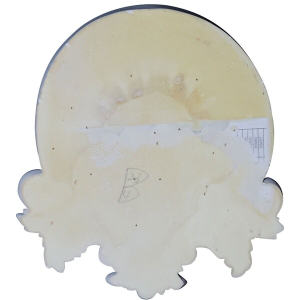 Ekena Millwork 10 5/8"W x 11 3/4"H x 1 1/8"P Shell Center Onlay - ONL10X11X01SH