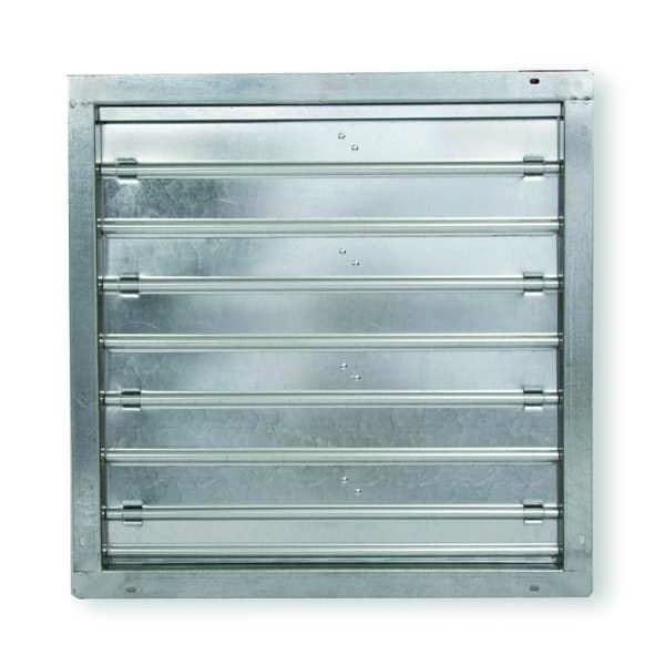 Dayton Mtrzd Damper, For Fan Dia. 42", 100-240V - 3C730