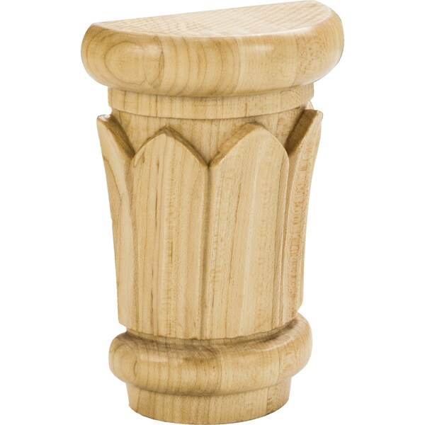 Hardware Resources 3-7/16" Wx1-3/4"Dx4-13/16"H Maple Reed Capital - CAP6-2MP