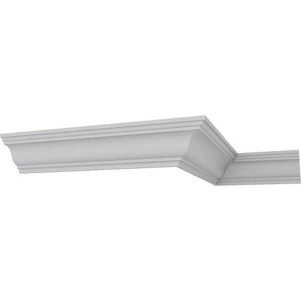 Ekena Millwork 4 7/8"H x 4 3/8"P x 6 1/2"F x 94 1/2"L Strasbourg Traditional Crown Moulding - MLD04X04X06SG