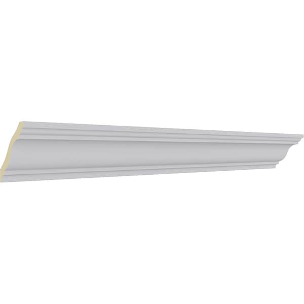 Ekena Millwork 4 7/8"H x 4 3/8"P x 6 1/2"F x 94 1/2"L Strasbourg Traditional Crown Moulding - MLD04X04X06SG