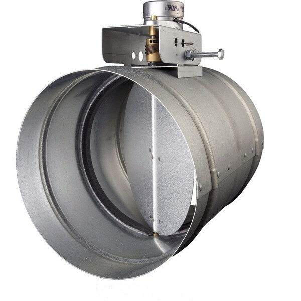 Almo 10-in. Universal Automatic Make-Up Air Damper with Pressure Sensor Kit for Vent Hood - MD10TU