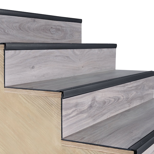 M-D Building Products Aluminum, Matte Black, 72 in L, 1.12 in W - 66270