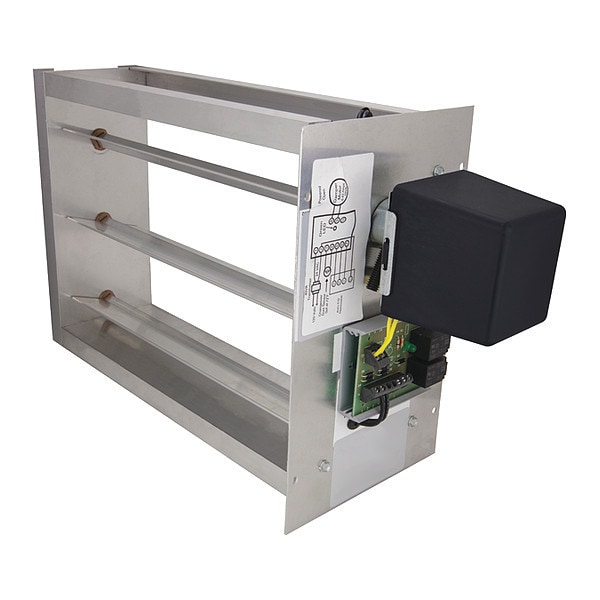 Io Hvac Controls Damper Assembly, 16x12" - D-Z1-1612