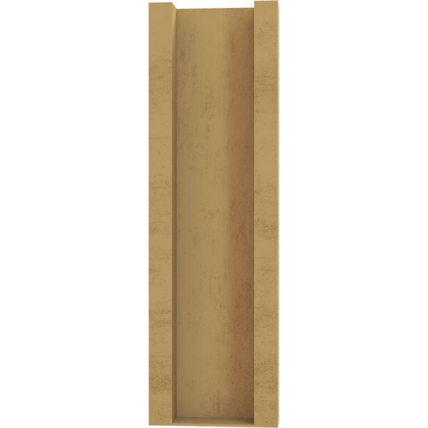Ekena Millwork 5 1/2-in W x 18-in D x 18-in H Balboa Block Rough Cedar Woodgrain TimberThane Outlooker, Primed Tan - OUTUR055X18X18BOA44RCPR