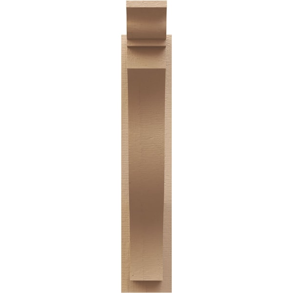 Ekena Millwork 5 1/2-in W x 20-in D x 28-in H Funston Trad Rough Cedar Woodgrain TimberThane Outlooker, Primed Tan - OUTUR055X20X28FST04RCPR