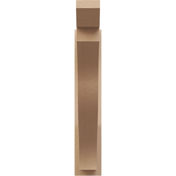 Ekena Millwork 5 1/2-in W x 30-in D x 30-in H Funston Slat Rough Cedar Woodgrain TimberThane Outlooker, Primed Tan - OUTUR055X30X30FST24RCPR