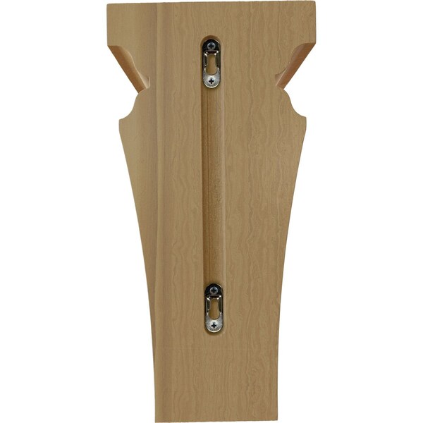 Ekena Millwork 7"W x 7 3/4"D x 14"H Jumbo Nevio Wood Corbel, Cherry - CORW07X07X14NECH