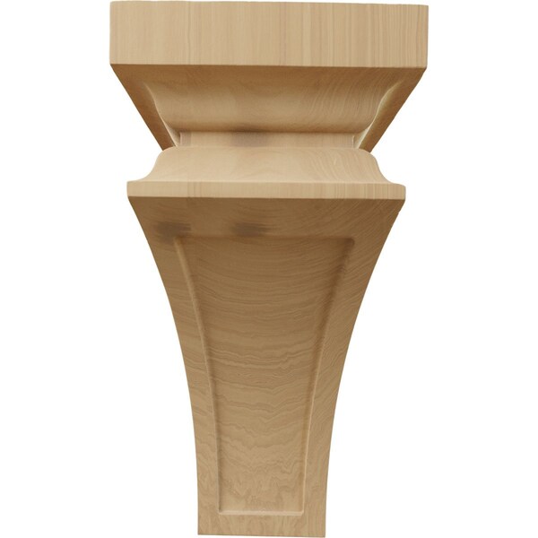 Ekena Millwork 7"W x 7 3/4"D x 14"H Jumbo Nevio Wood Corbel, Cherry - CORW07X07X14NECH