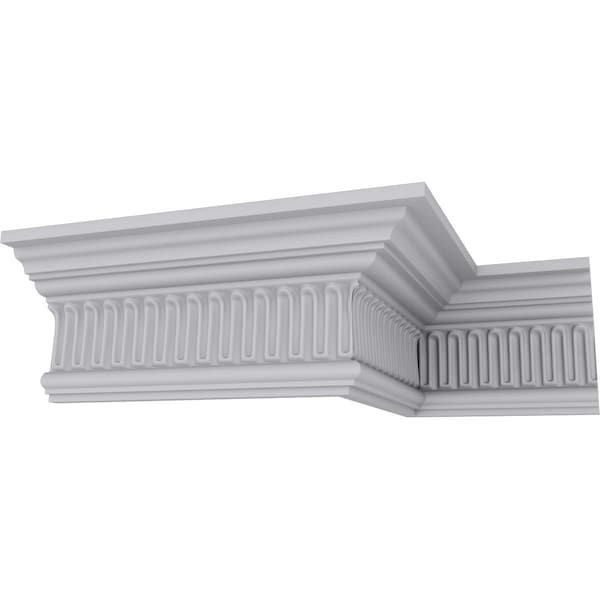 Ekena Millwork 4 1/2"H x 3"P x 5 3/8"F x 94 1/2"L, (3/4" Repeat), Viceroy Crown Moulding - MLD04X03X05VI