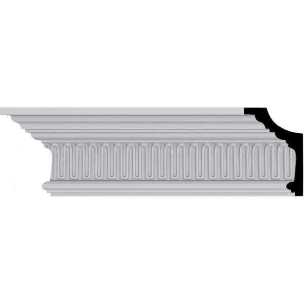Ekena Millwork 4 1/2"H x 3"P x 5 3/8"F x 94 1/2"L, (3/4" Repeat), Viceroy Crown Moulding - MLD04X03X05VI