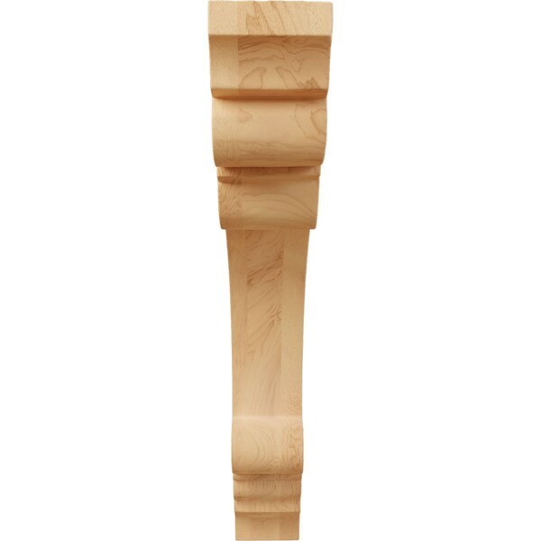 Ekena Millwork 1 1/2"W x 7 1/2"D x 9"H Small Ellis Wood Corbel, Red Oak - CORW02X08X09ELRO