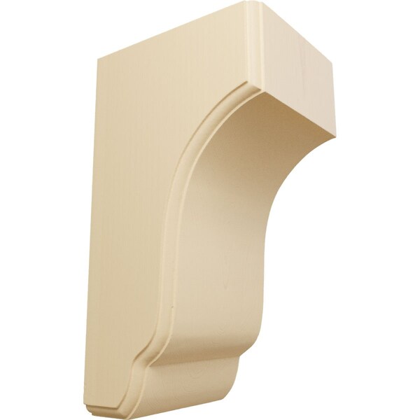 Ekena Millwork 4 3/4"W x 5 1/2"D x 10"H Capistrano Mission Corbel, Maple - COR04X05X10CPMA