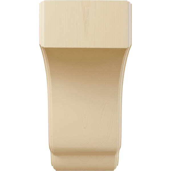 Ekena Millwork 4 3/4"W x 5 1/2"D x 10"H Capistrano Mission Corbel, Maple - COR04X05X10CPMA