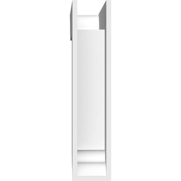 Ekena Millwork Standard Balboa Architectural Grade PVC Bracket With Traditional Ends, 3"W x 12"D x 14"H - BKTP03X12X14BOA01