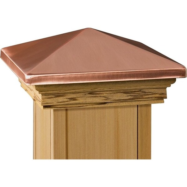 Maine Ornamental Maine Ornamental 72227 Post Cap, 5-1/2 x 5-1/2 in Post/Joist, 6 in L, 6 in W - 72227