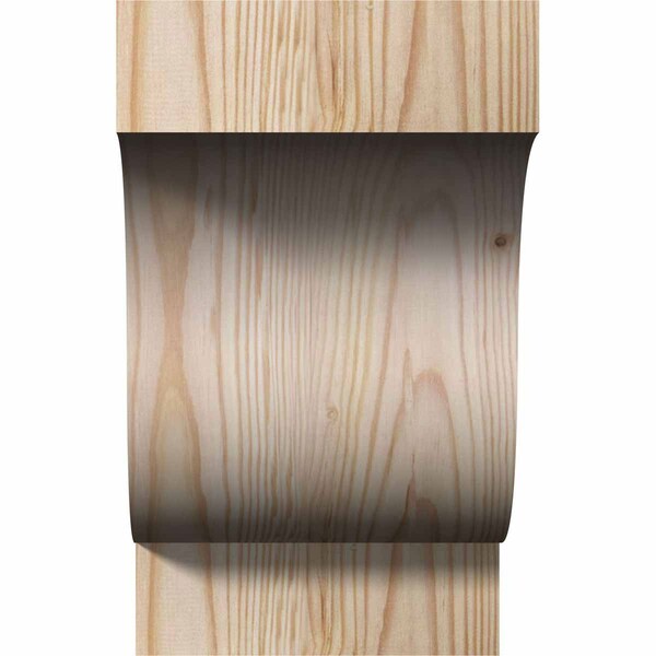Ekena Millwork Newport Rough Sawn Corbel, Douglas Fir, 6"W x 10"D x 10"H - COR06X10X10NEW00RDF
