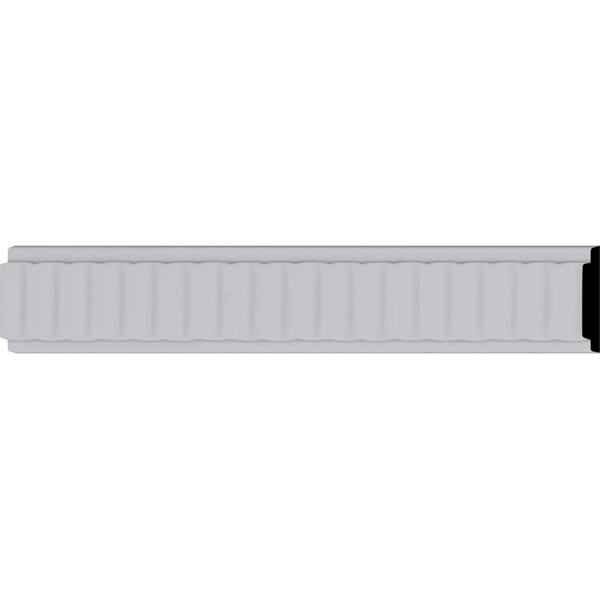 Ekena Millwork 1 1/2"H x 1/4"P x 94 1/2"L Vincent Panel Moulding - MLD01X00VI
