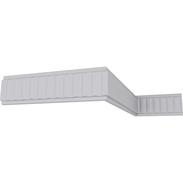 Ekena Millwork 1 1/2"H x 1/4"P x 94 1/2"L Vincent Panel Moulding - MLD01X00VI