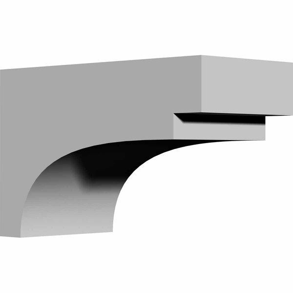 Ekena Millwork 5 1/2"W x 11 3/4"D x 7 1/4"H Dover Bracket - BKT07X11X05DR