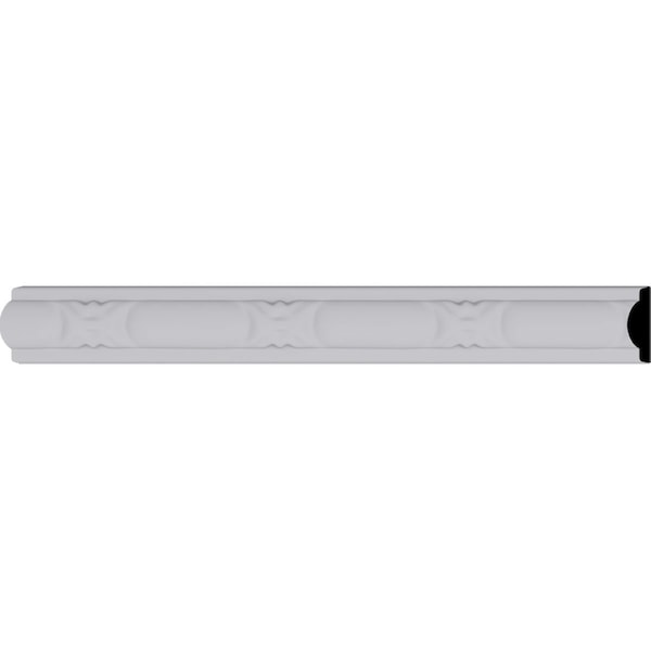 Ekena Millwork Panel Moulding, Urethane, 94-1/2 in L, 1 in H - MLD01X00VA
