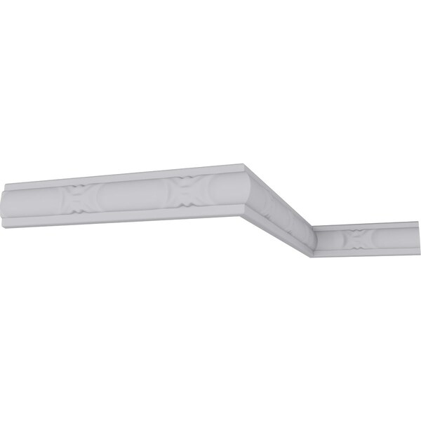 Ekena Millwork Panel Moulding, Urethane, 94-1/2 in L, 1 in H - MLD01X00VA