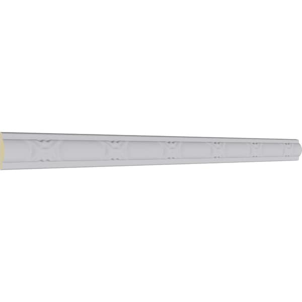 Ekena Millwork Panel Moulding, Urethane, 94-1/2 in L, 1 in H - MLD01X00VA