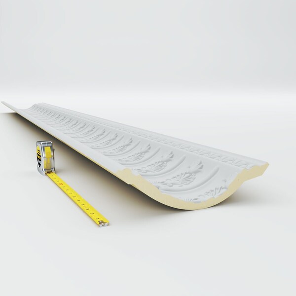 Ekena Millwork 9 1/4"H x 7 1/2"P x 11 7/8"F x 94 1/2"L, (4 7/8" Repeat), Titus Crown Moulding - MLD09X07X11TT