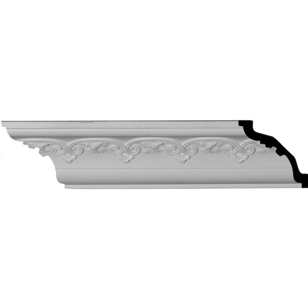 Ekena Millwork SAMPLE - 3 3/8"H x 3 1/2"P x 4 7/8"F x 12"L Lisbon Crown Moulding - SAMPLE-MLD03X04X05LI