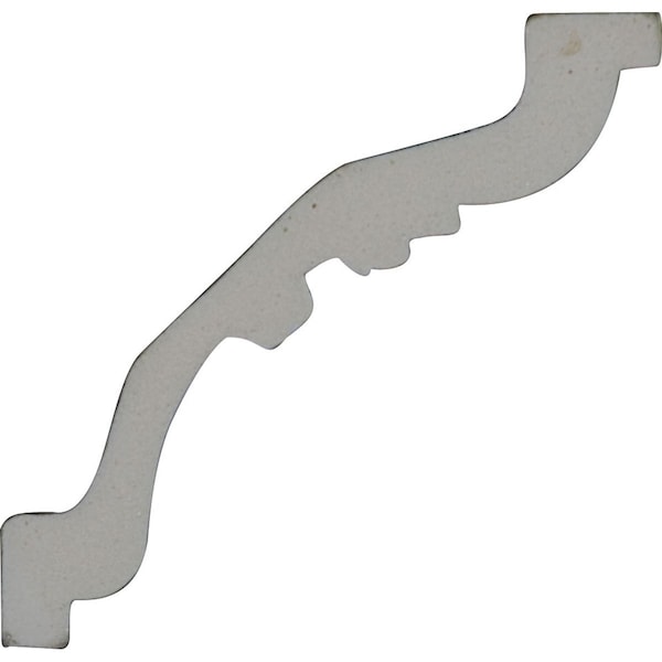 Ekena Millwork SAMPLE - 3 3/8"H x 3 1/2"P x 4 7/8"F x 12"L Lisbon Crown Moulding - SAMPLE-MLD03X04X05LI
