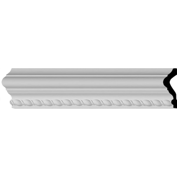 Ekena Millwork 3"H x 1"P x 94 1/2"L Oslo Rope Panel Moulding - PML03X01OS