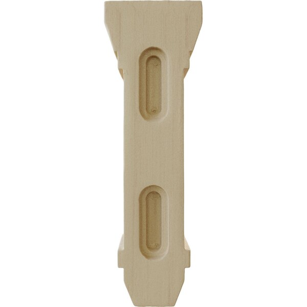Ekena Millwork 2 1/4"W x 5"D x 7"H Stockport Bracket, Rubberwood - BKT02X05X07STRW