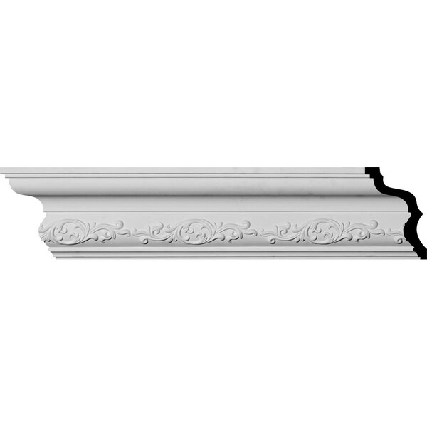 Ekena Millwork SAMPLE - 5"H x 3"P x 12"L Delfina Crown Moulding - SAMPLE-MLD05X03X05DL