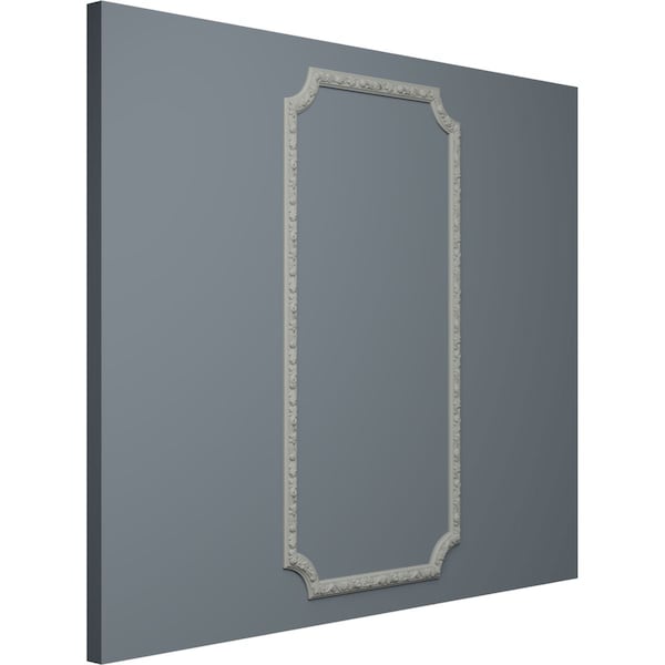 Ekena Millwork 31-in. W x 62-in. H Sussex Floral Panel Moulding Kit Single Panel - PMLKSU31X62A