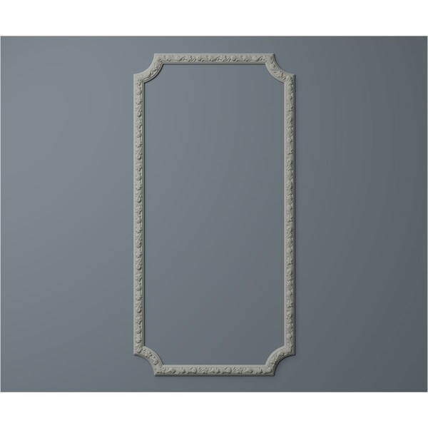 Ekena Millwork 31-in. W x 62-in. H Sussex Floral Panel Moulding Kit Single Panel - PMLKSU31X62A