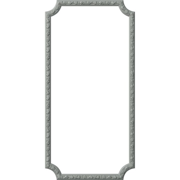 Ekena Millwork 31-in. W x 62-in. H Sussex Floral Panel Moulding Kit Single Panel - PMLKSU31X62A