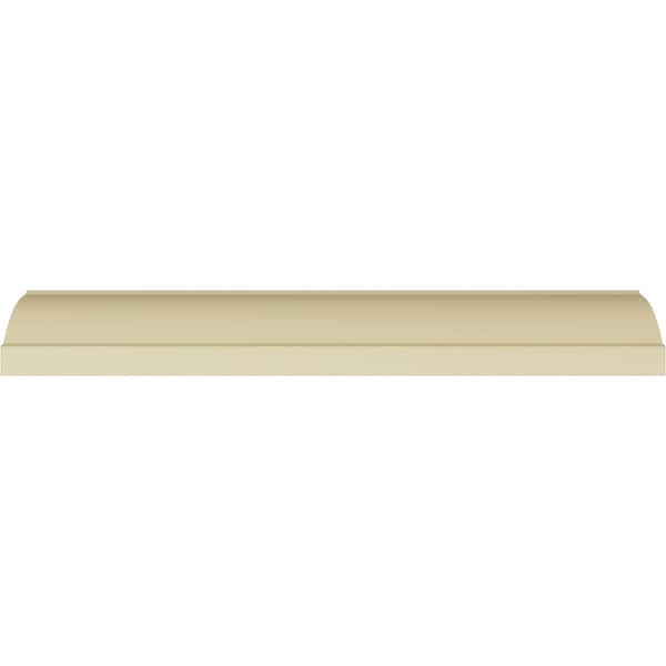 Ekena Millwork 1 7/8"H x 2"P x 2 7/8"F x 94 1/2"L Running Rose Crown Moulding - MLD01X02X02RO