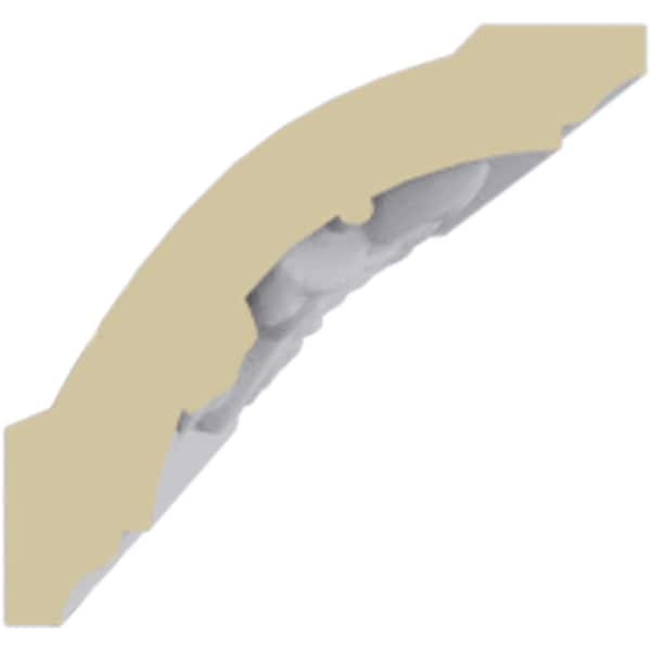 Ekena Millwork 1 7/8"H x 2"P x 2 7/8"F x 94 1/2"L Running Rose Crown Moulding - MLD01X02X02RO