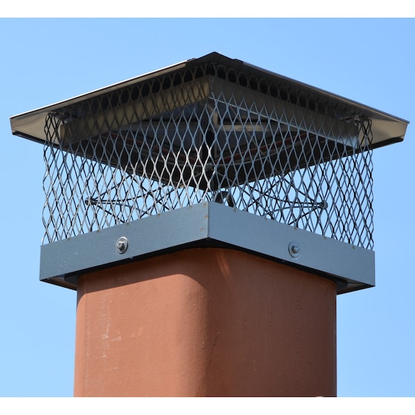U.S. Fireplace Products The Top Damper  Plus 13" x 13" -  Chimney Damper Plus Cap - TDP1313