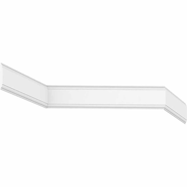 Ekena Millwork 1 1/4"H x 1/4"P x 96"L Parting Bead, PVC - MLD01X00X96PBSWPV