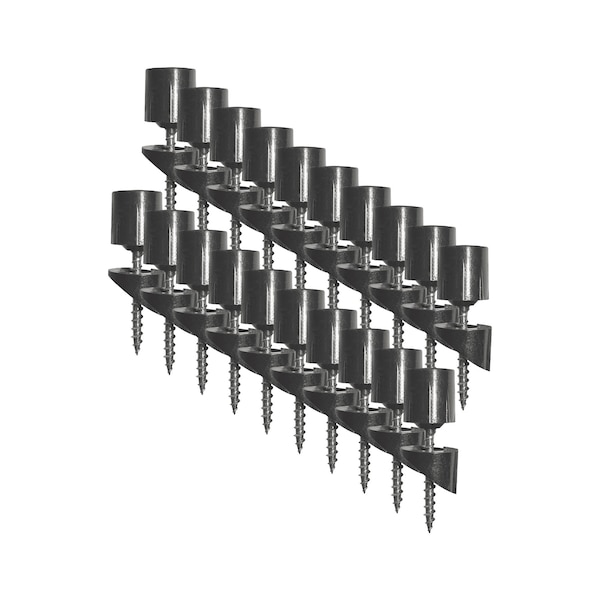 Nuvo Iron SURFACE MOUNT STAIR RAIL CONNECTORS FOR 3/4 in ROUND BALUSTERS, 20PK - SMSRA