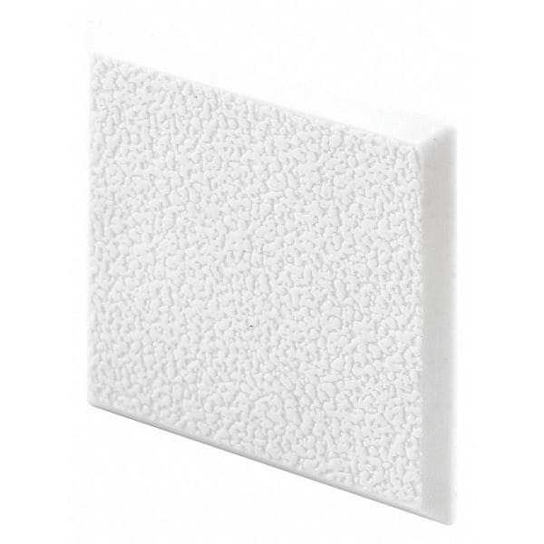 Primeline Tools Wall Protector, 2 In. x 2 In. Squares, Rigid Vinyl, White, Textured (5 Pack) - MP10866