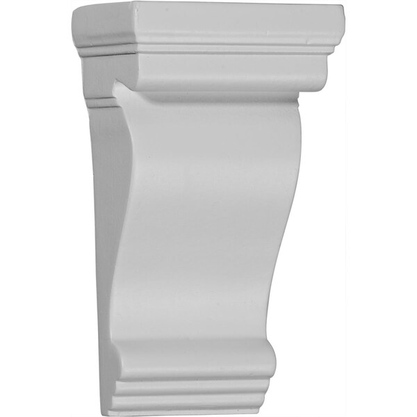 Ekena Millwork 3 1/2"W x 2 1/4"D x 6 1/8"H Norwich Pilaster Corbel - COR03X02X06NO