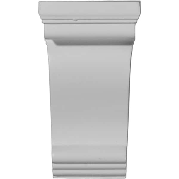 Ekena Millwork 3 1/2"W x 2 1/4"D x 6 1/8"H Norwich Pilaster Corbel - COR03X02X06NO