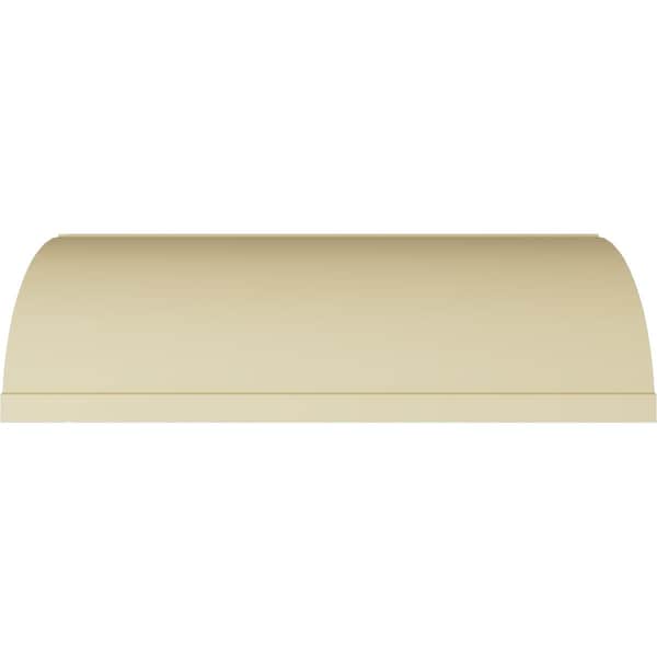 Ekena Millwork 8 1/2"H x 8 1/2"P x 12"F x 94 1/2"L Medway Traditional Smooth Crown Moulding - MLD08X08X12ME